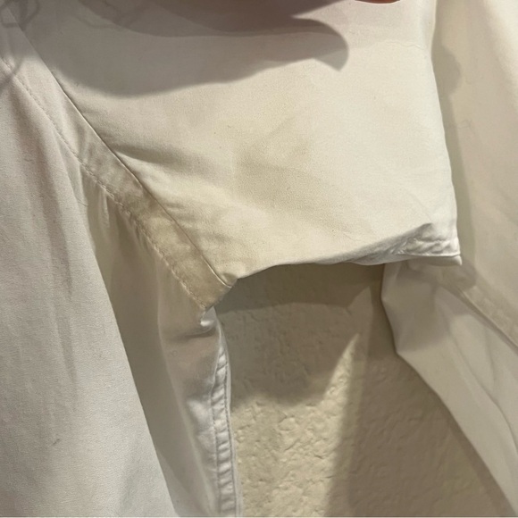 PINK Thomas Pink classic white button down long sleeve shirt 18-35 1/2 - Picture 4 of 12